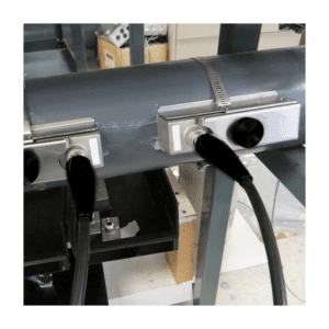 Pulsar greyline TTFM 6.1 Transit Time Flowmeter. op buis gemonteerd